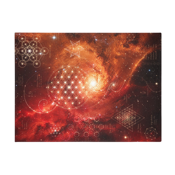 Sacred Geometry Fleece Blanket - Pelican Nebula