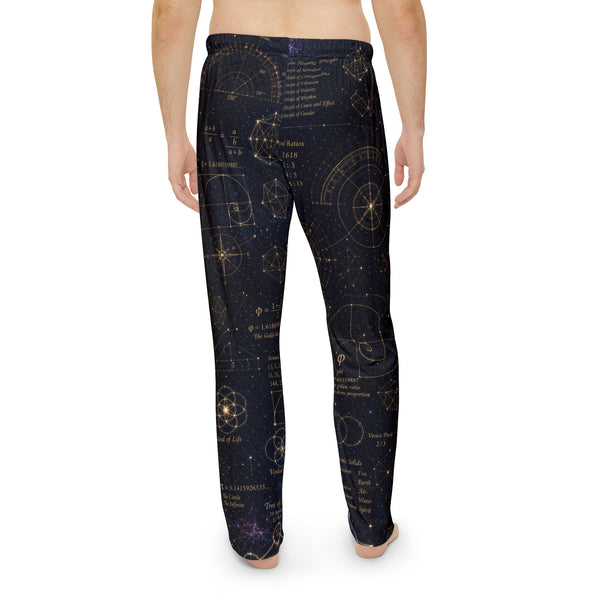 Men's Sacred Geometry Pyjama Pants — Cosmic Blueprint