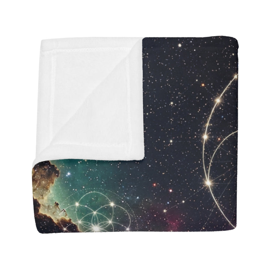 Sacred Geometry Blanket — Lagoon Nebula
