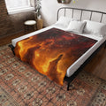 Sacred Geometry Blanket — Skull & Crossbones Nebula