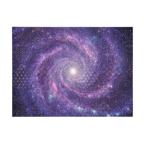 Sacred Geometry Fleece Blanket - Tarantula Nebula