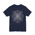 Sacred Grid Tee — Navy