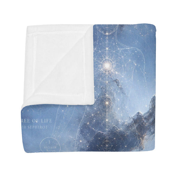 Sacred Geometry Fleece Blanket - Dumbbell Nebula