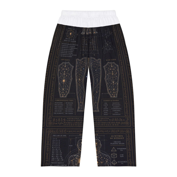 Men's Sacred Geometry Pyjama Pants — Sacred Blueprint