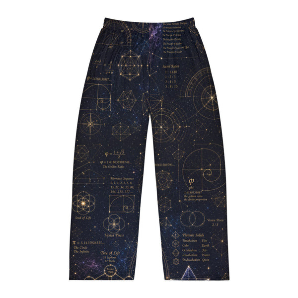 Men's Sacred Geometry Pyjama Pants — Cosmic Blueprint
