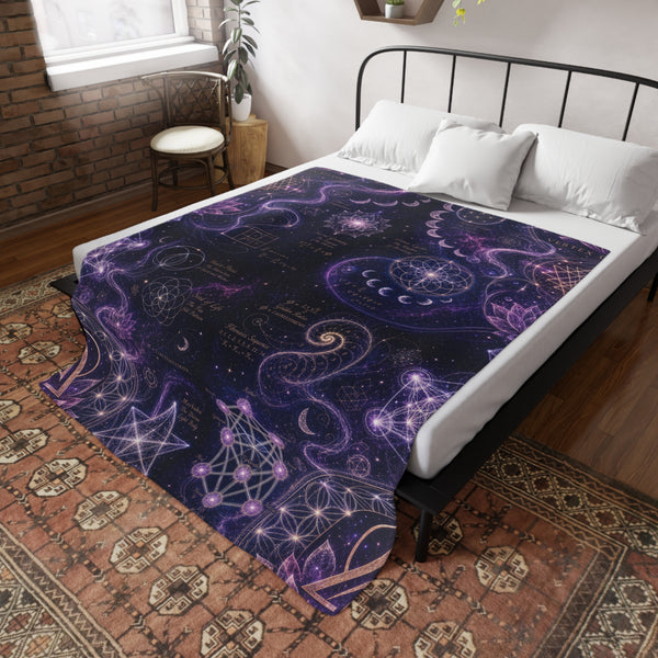 Sacred Geometry Blanket — Divine Origin [SAMPLE]