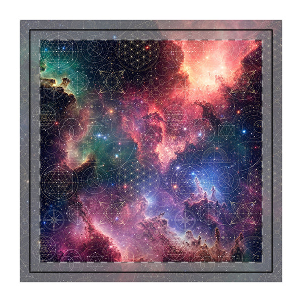 Sacred Geometry Throw Pillow Case - Origin Universe