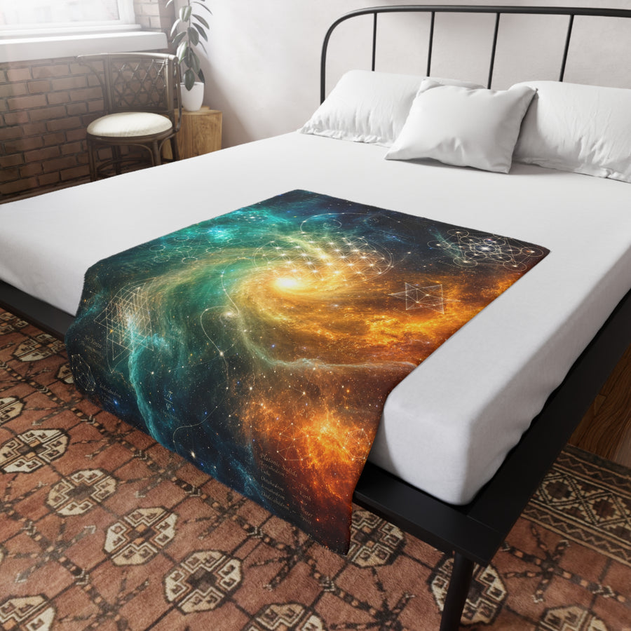 Sacred Geometry Blanket — Cat's Eye Nebula