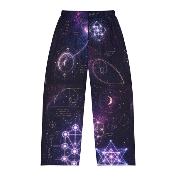 Men's Sacred Geometry Pyjama Pants — Cosmic Bloom