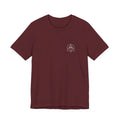 Aligned Tee — Maroon (Circle)