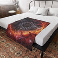 Sacred Geometry Blanket — Gamma Cygni Nebula