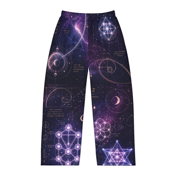 Men's Sacred Geometry Pyjama Pants — Cosmic Bloom