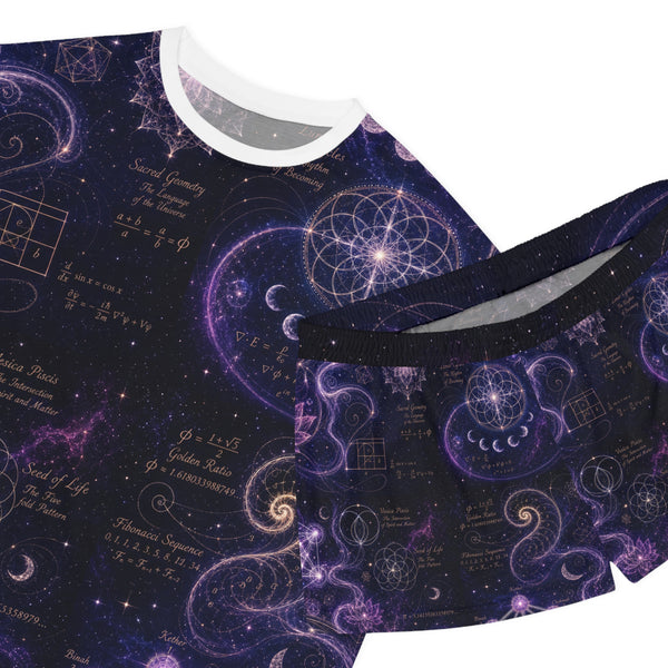 Women's Sacred Geometry Pyjama Set — Divine Origin