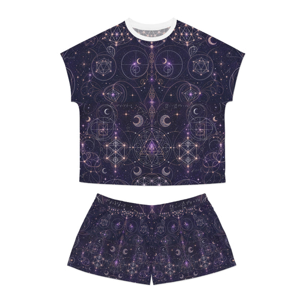 Women's Sacred Geometry Pyjama Set — Celestial Weave