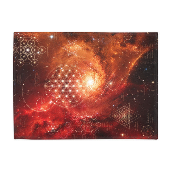 Sacred Geometry Fleece Blanket - Pelican Nebula