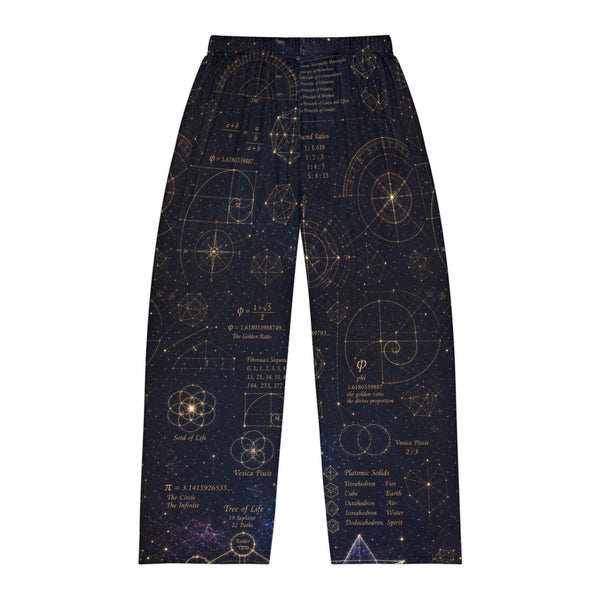 Men's Sacred Geometry Pyjama Pants — Cosmic Blueprint