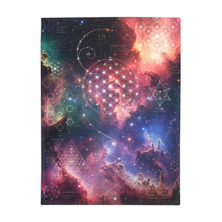 Sacred Geometry Blanket — Lagoon Nebula