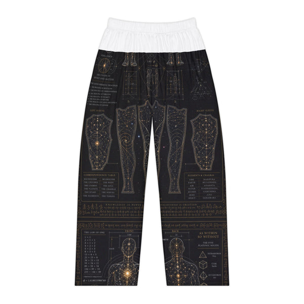 Women's Sacred Geometry Pyjama Pants — Sacred Blueprint
