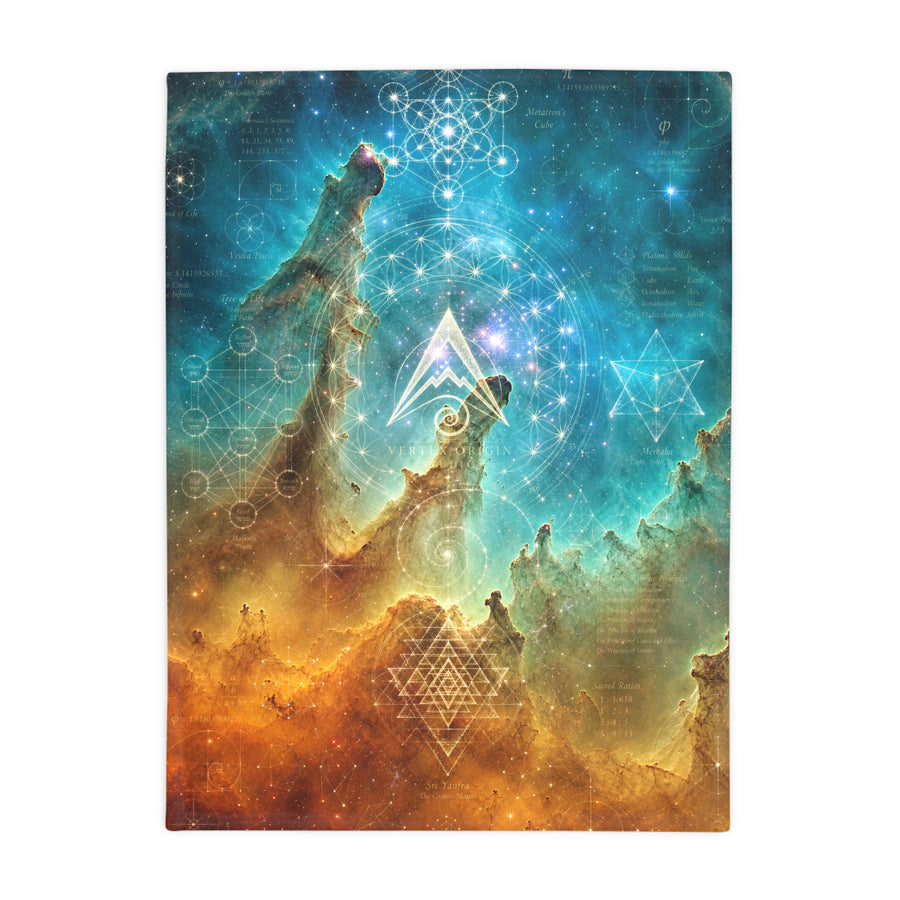 Sacred Geometry Blanket — Bubble Nebula