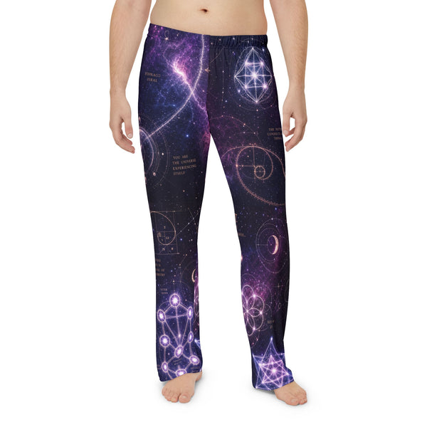 Men's Sacred Geometry Pyjama Pants — Cosmic Bloom