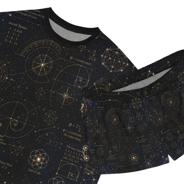 Women's Sacred Geometry Pyjama Set — Cosmic Blueprint