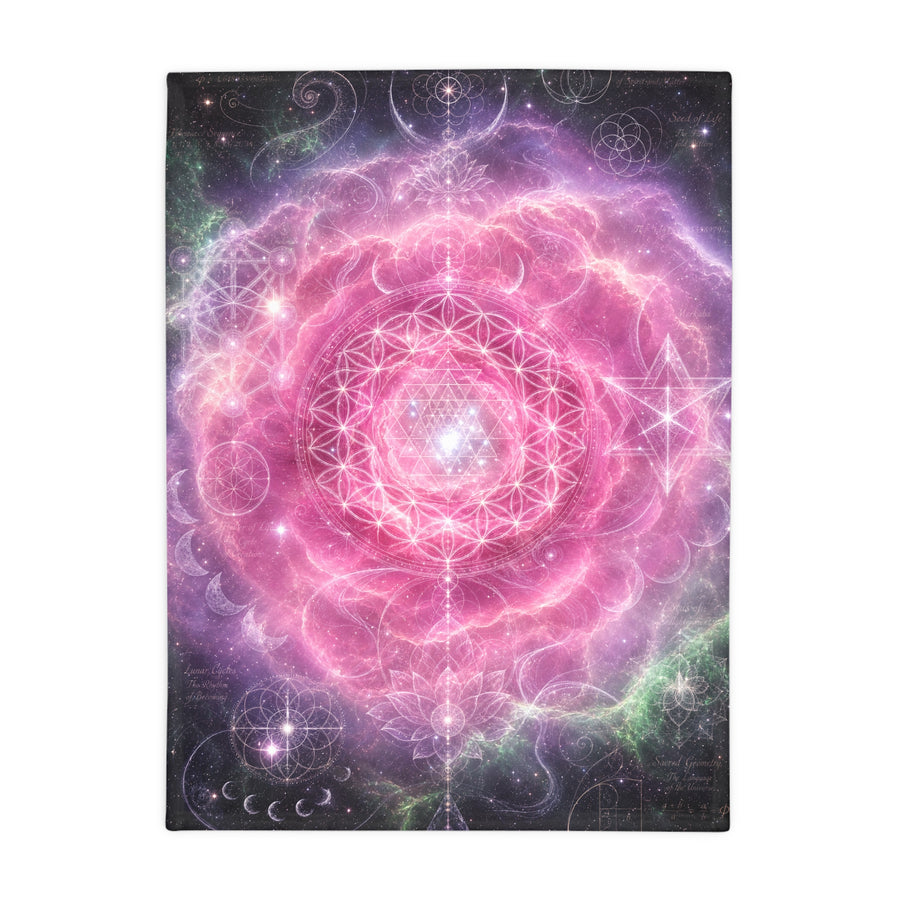 Sacred Geometry Blanket — Carina Nebula