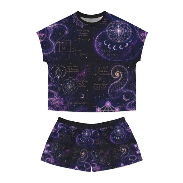 Women's Sacred Geometry Pyjama Set — Divine Origin