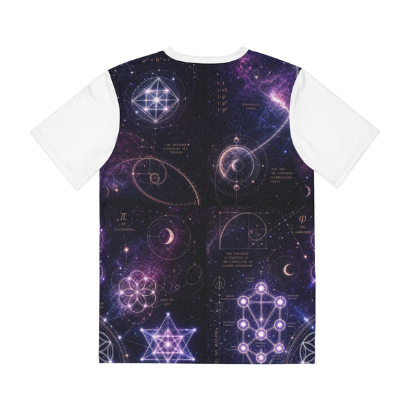 Men's Sacred Geometry Pyjama Top — Cosmic Bloom