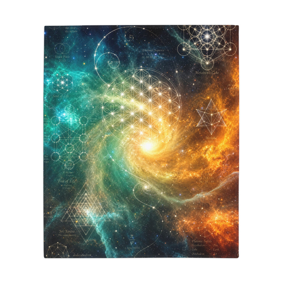 Sacred Geometry Blanket — Cat's Eye Nebula