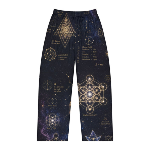 Women's Sacred Geometry Pyjama Pants — Cosmic Constellation