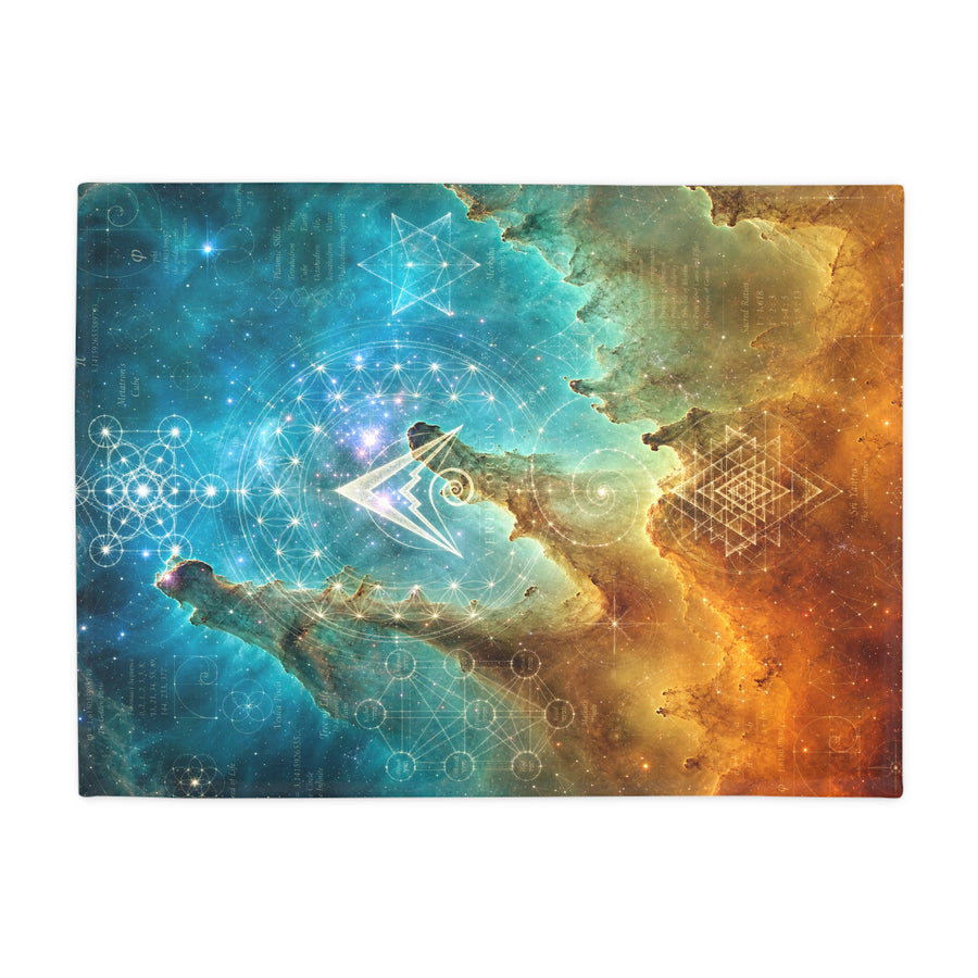 Sacred Geometry Blanket — Bubble Nebula