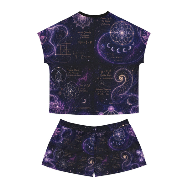 Women's Sacred Geometry Pyjama Set — Divine Origin