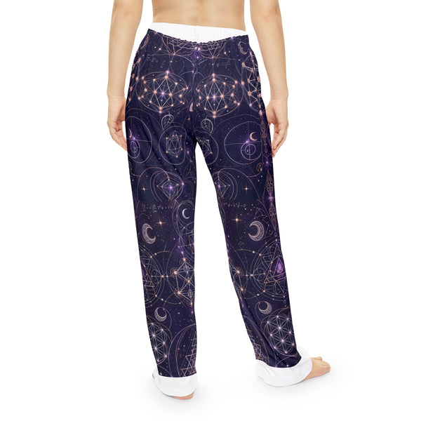 Women's Sacred Geometry Pyjama Pants — Celestial Weave