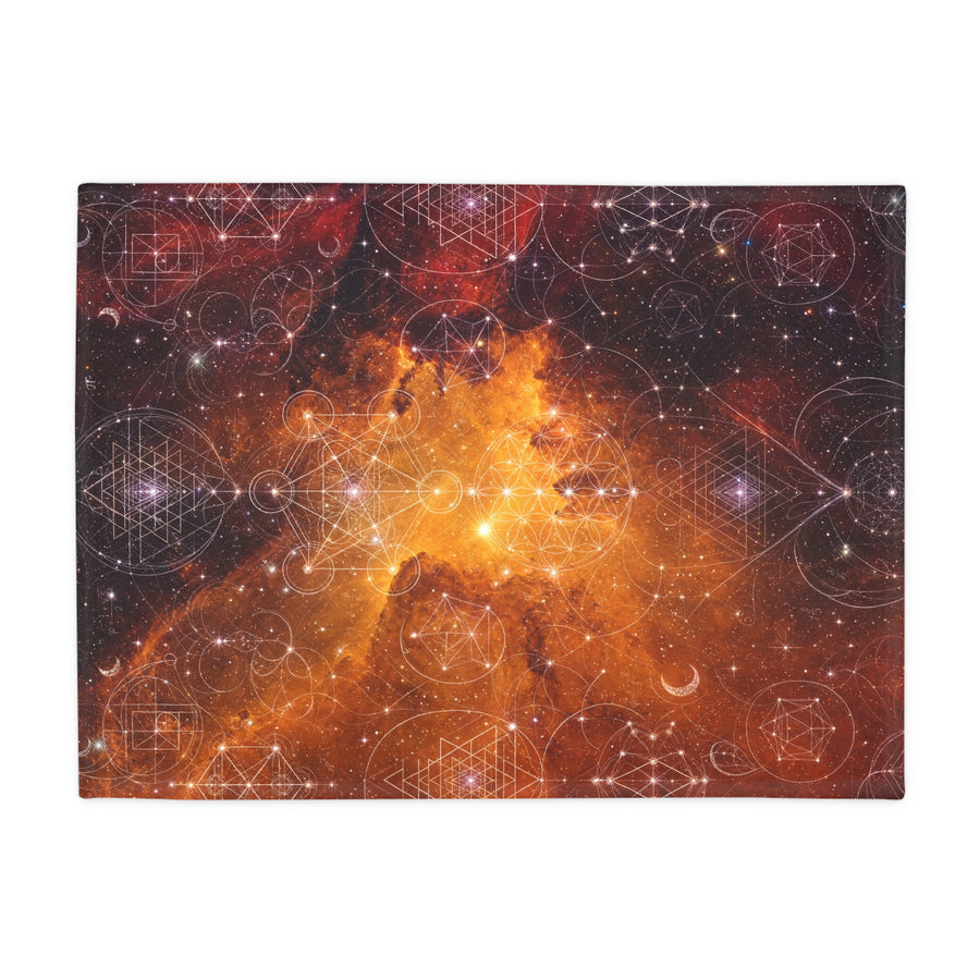 Sacred Geometry Blanket — Heart Nebula