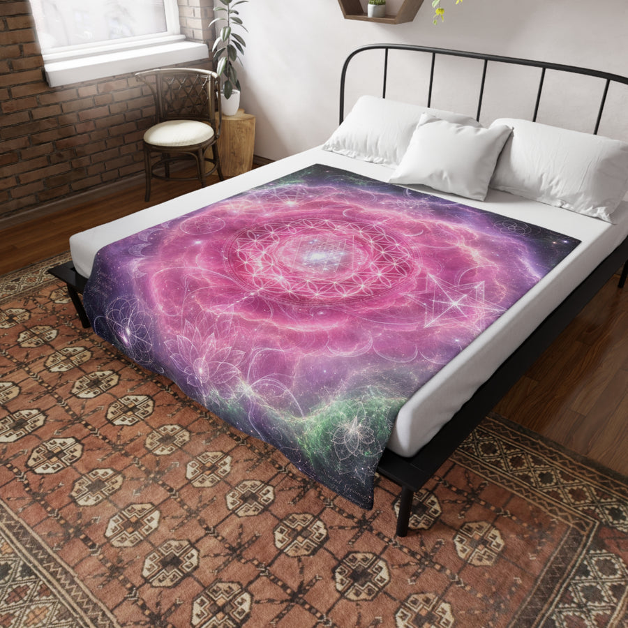 Sacred Geometry Blanket — Carina Nebula