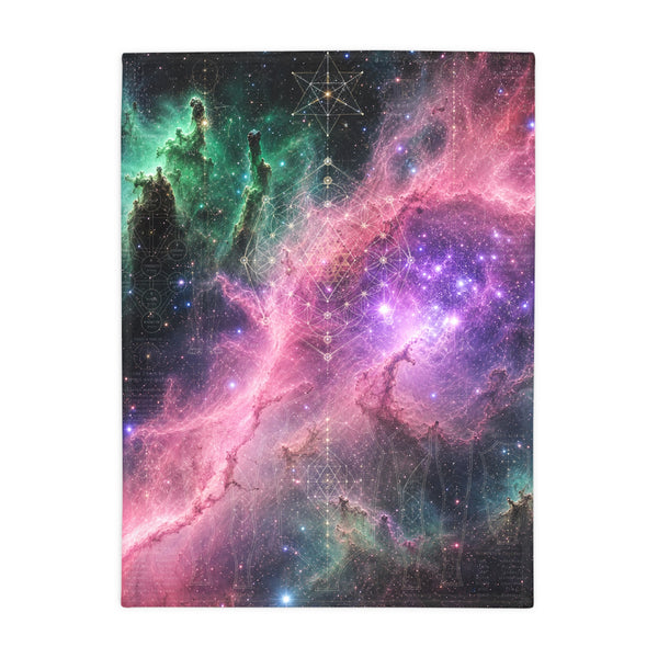 Sacred Geometry Fleece Blanket - Pillars of Creation