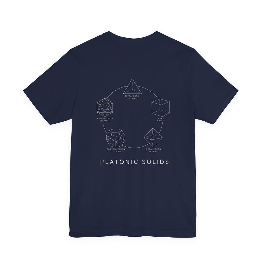 Platonic Solids Tee — Navy
