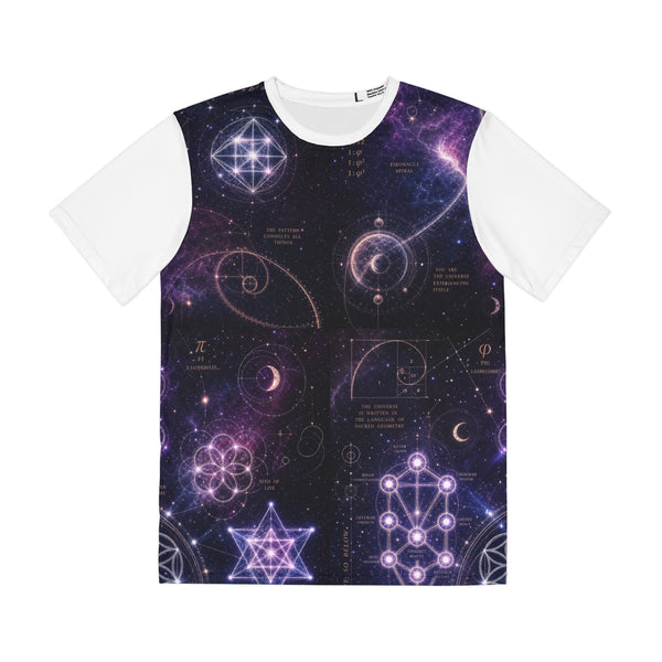 Men's Sacred Geometry Pyjama Top — Cosmic Bloom