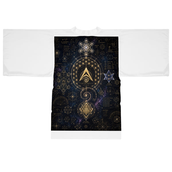 Sacred Geometry Kimono Robe — Origin Universe — Front