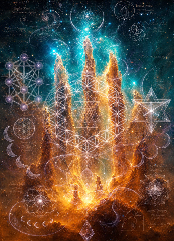 Sacred Geometry Blanket — Sacred Bloom — Summer