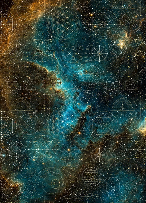 Sacred Geometry Blanket — Origin Universe — Summer