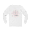 Aligned Long Sleeve — White — Back Design