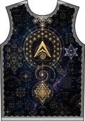 Men's Sacred Geometry Pajama Set — Origin Universe — Front