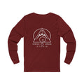 Origin Mark Long Sleeve — Cardinal — Back Design