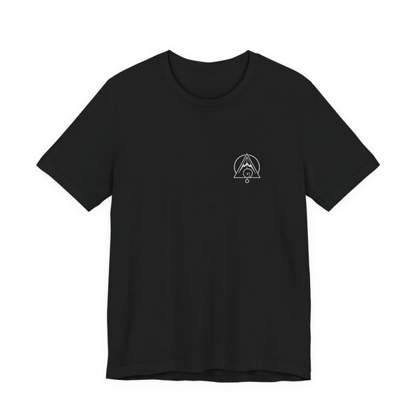 Aligned Tee — Black — Front