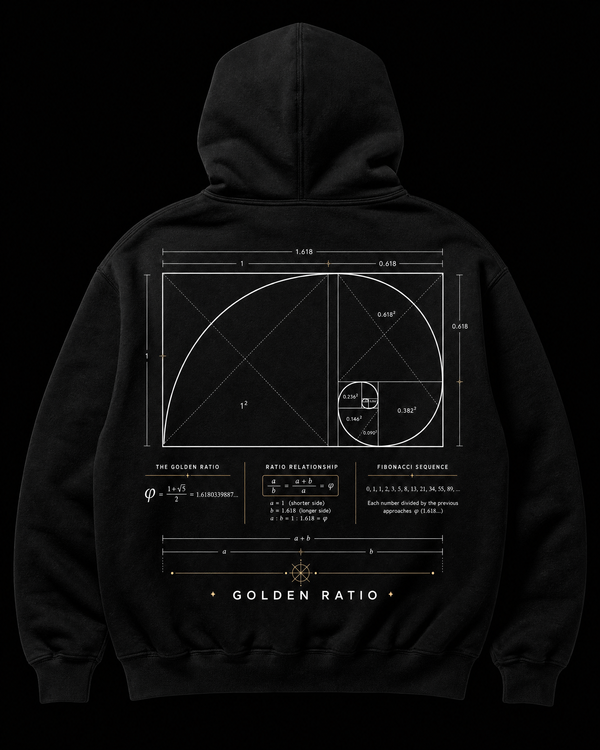 Golden Ratio Crewneck Back — Vertex Origin Studio