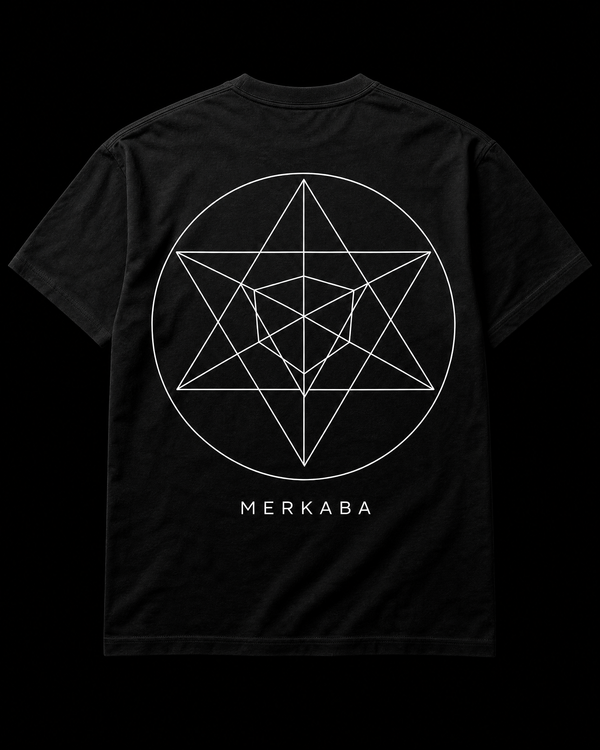 Merkaba Tee Back — Vertex Origin Studio