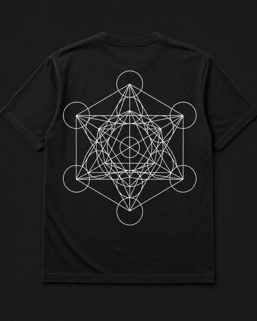 Metatron Tee Back — Vertex Origin Studio