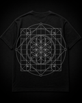Sacred Grid Tee Back — Vertex Origin Studio