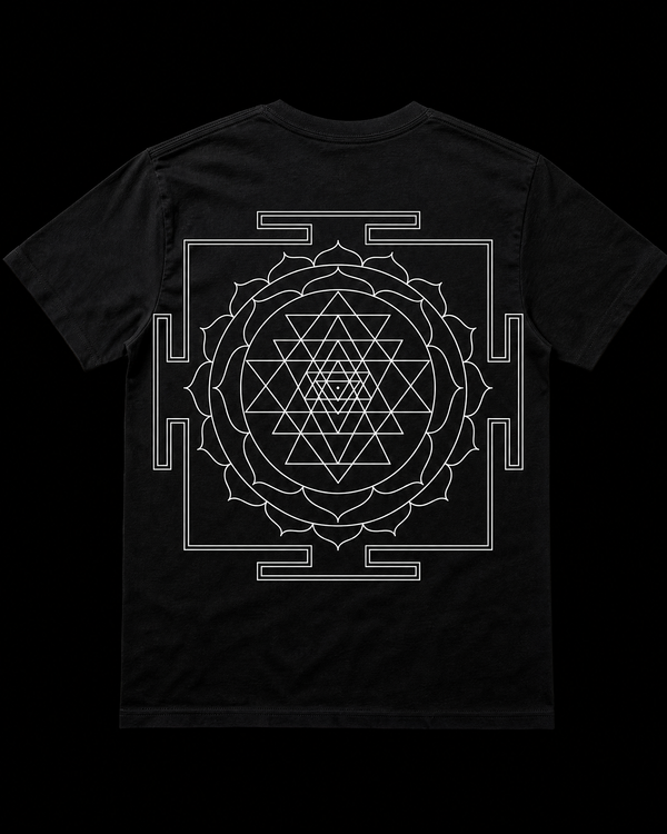 Sri Yantra Tee Back — Vertex Origin Studio